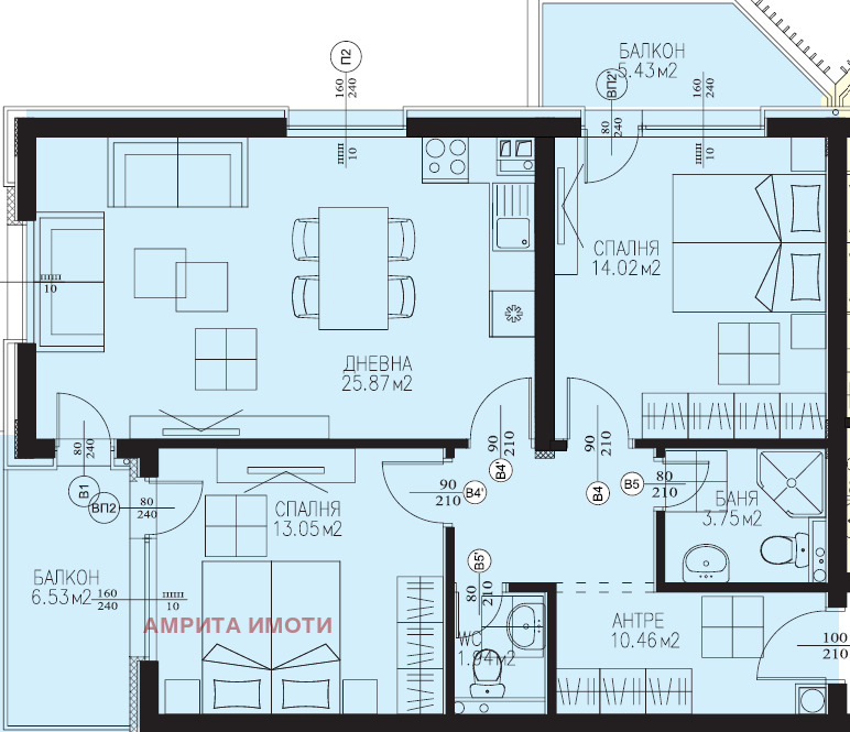 À vendre  2 chambres Sofia , Dragalevtsi , 111 m² | 38176230 - image [4]