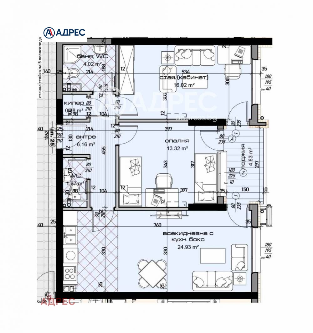 Продава 3-СТАЕН, гр. Варна, Младост 1