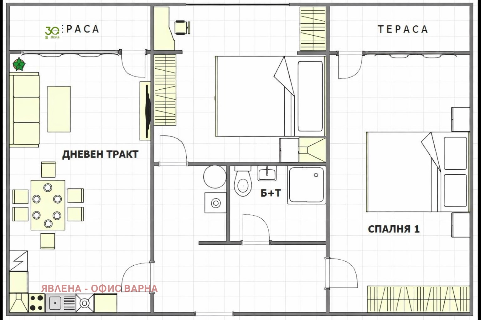 Продава 3-СТАЕН, гр. Варна, Младост 1, снимка 12 - Апартаменти - 53705560