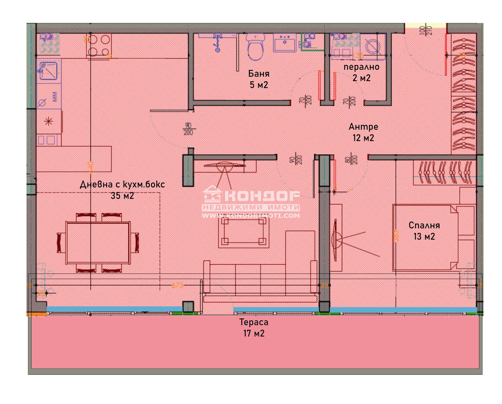 Продава 2-СТАЕН, гр. Пловдив, Тракия, снимка 5 - Апартаменти - 49955757