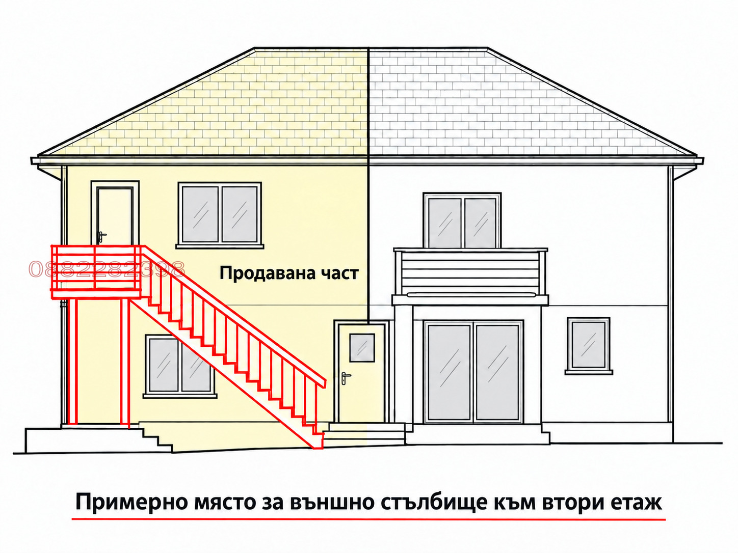 Продава КЪЩА, с. Душанци, област София област, снимка 7 - Къщи - 56015272