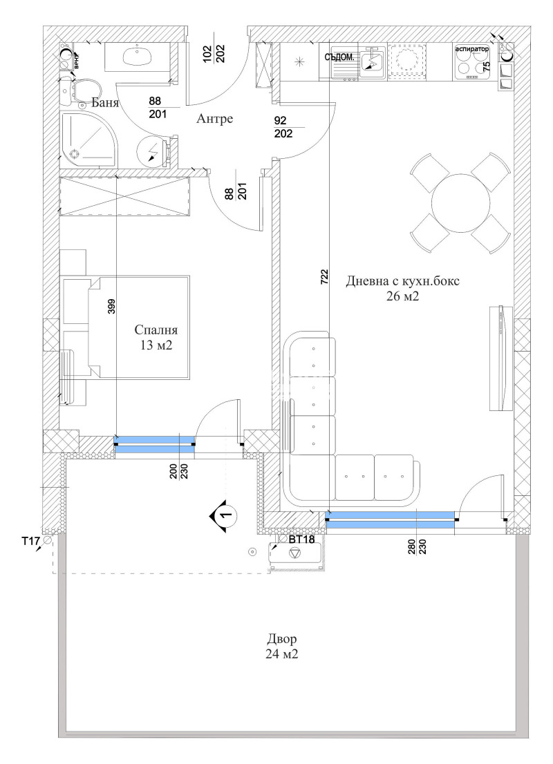 Satılık  1 yatak odası Plovdiv , Ostromila , 85 metrekare | 19593356 - görüntü [2]