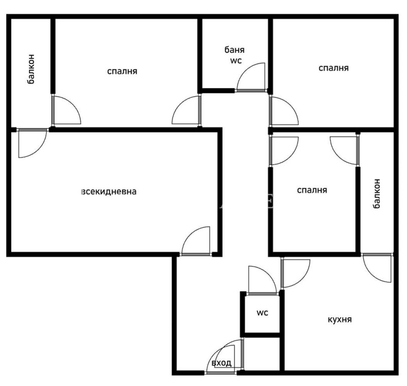 Продава 3-СТАЕН, гр. София, Фондови жилища, снимка 12 - Aпартаменти - 48443222