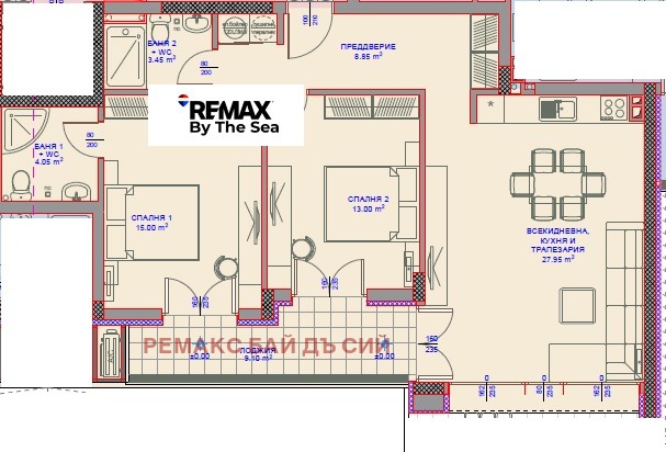 Продава 3-СТАЕН, гр. Варна, Виница, снимка 2 - Апартаменти - 53859449