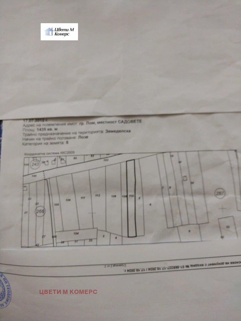 Продава  Вила област Монтана , гр. Лом , 1435 кв.м | 50009183