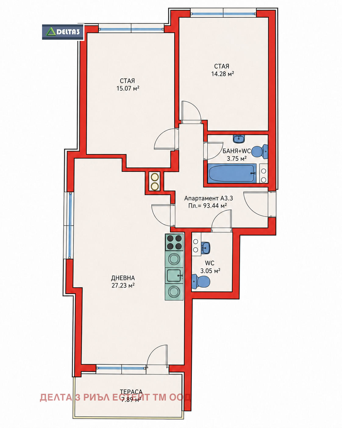 Продава 3-СТАЕН, гр. София, Витоша, снимка 4 - Апартаменти - 55446148