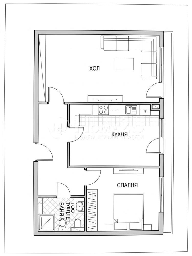 Продава 2-СТАЕН, гр. София, Кръстова вада, снимка 9 - Апартаменти - 56018276