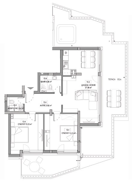 Продава  3-стаен град София , Славия , 187 кв.м | 62572789 - изображение [11]