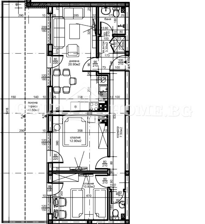 Продава 3-СТАЕН, гр. Пловдив, Остромила, снимка 3 - Aпартаменти - 49285594