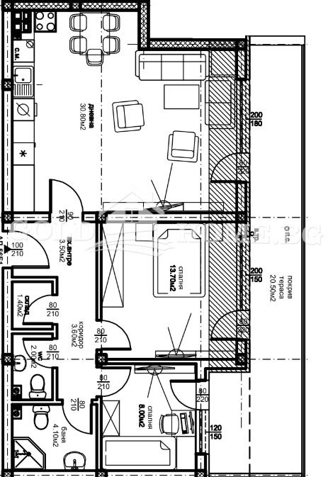 Продава  3-стаен град Пловдив , Остромила , 110 кв.м | 79757363 - изображение [2]