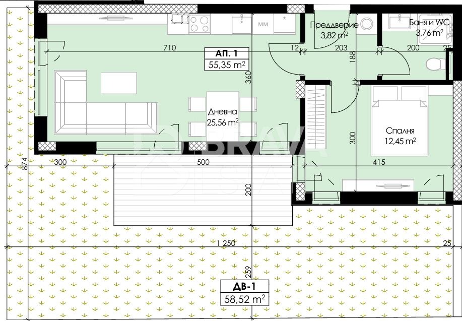 Продава 2-СТАЕН, гр. Пловдив, Отдих и култура, снимка 8 - Апартаменти - 55582754