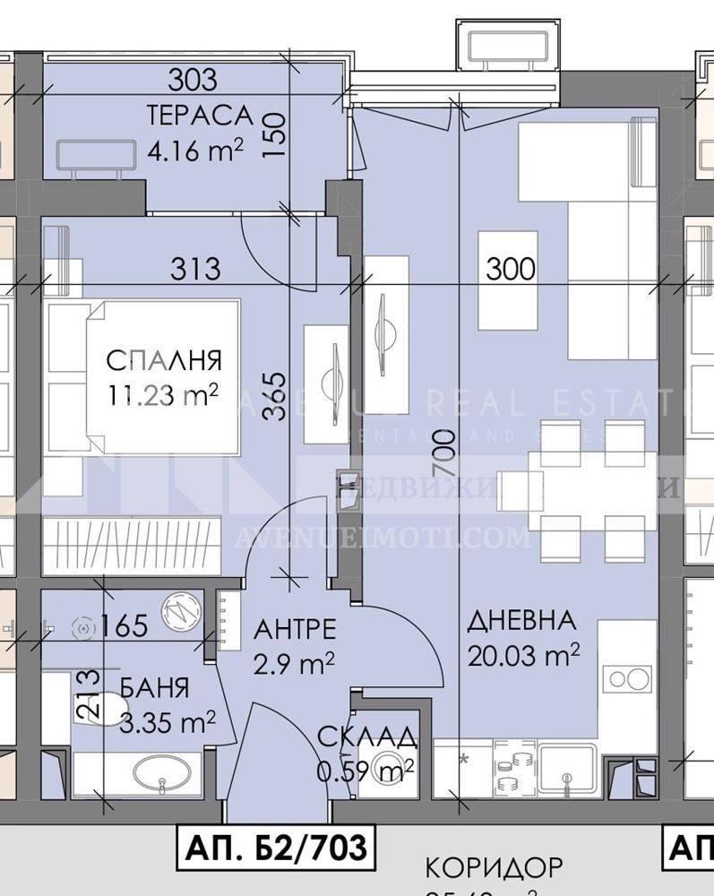 Продается  1 спальня Бургас , Меден рудник - зона В , 50 кв.м | 29798142 - изображение [2]