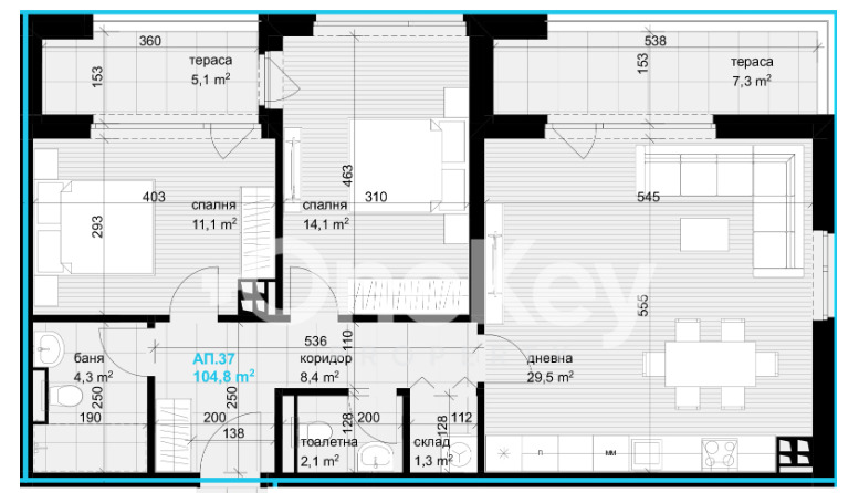 Продава 3-СТАЕН, гр. Варна, Аспарухово, снимка 2 - Апартаменти - 53956225