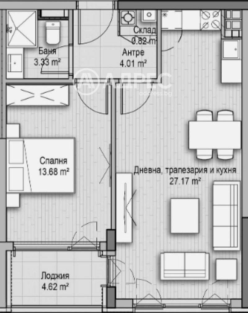 Продава  1 slaapkamer Sofia , Chladilnika , 76 кв.м | 16041868 - изображение [4]