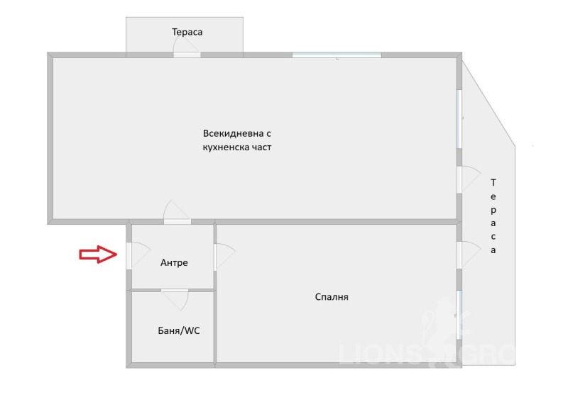 Продается  1 спальня Варна , Левски 2 , 67 кв.м | 45714597 - изображение [6]