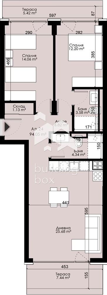 Продава 3-СТАЕН, гр. Варна, Трошево, снимка 7 - Апартаменти - 54293183