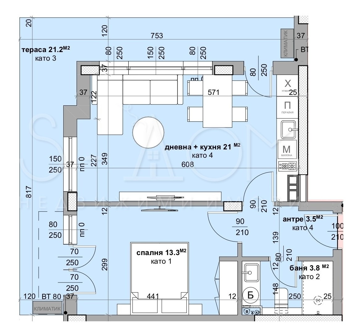 Продава 2-СТАЕН, гр. Стара Загора, Център, снимка 2 - Апартаменти - 52814247
