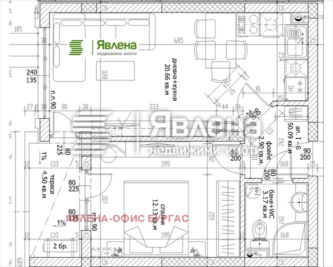 Продава 2-СТАЕН, гр. Поморие, област Бургас, снимка 4 - Aпартаменти - 48120976