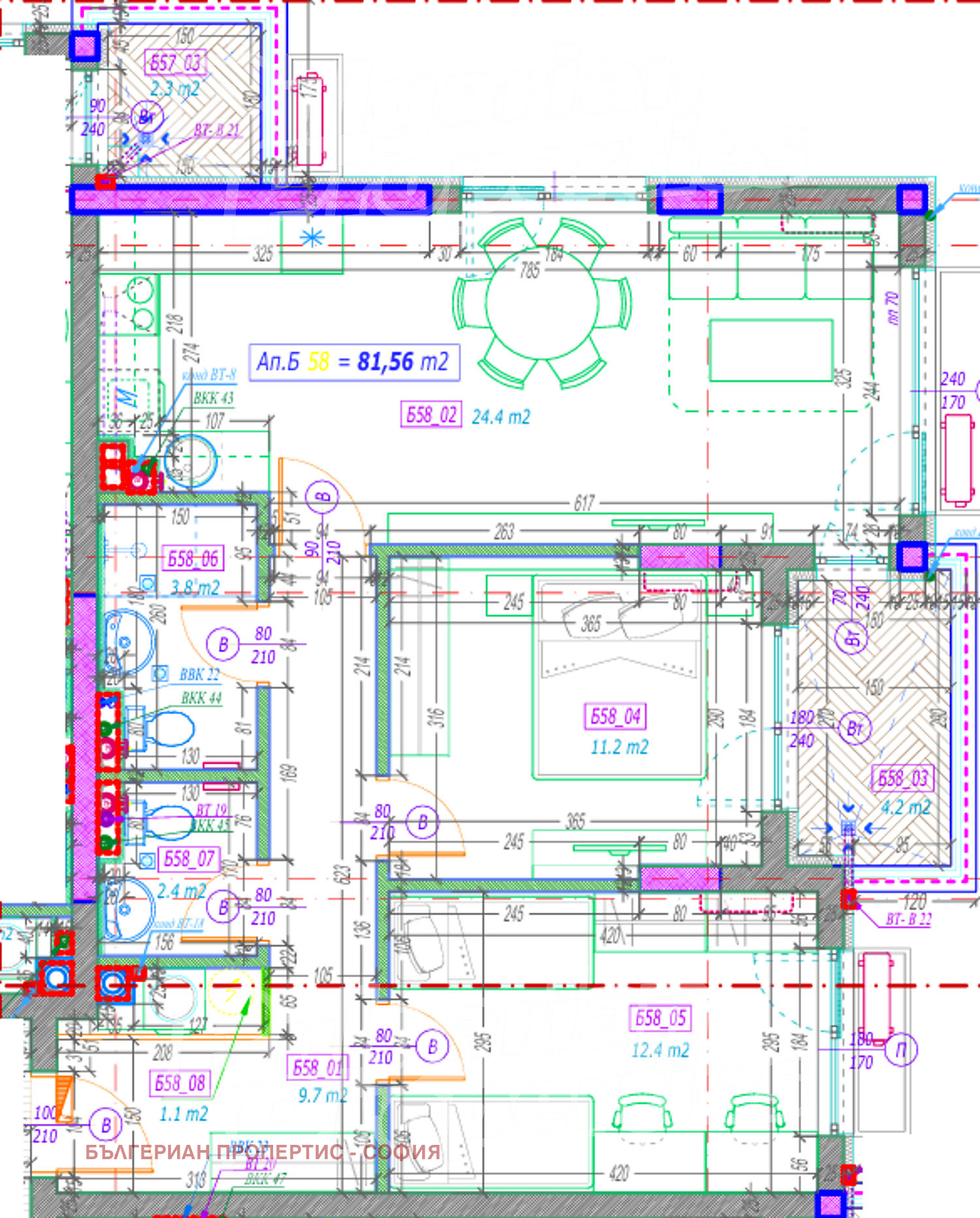 Продава 3-СТАЕН, гр. София, Малинова долина, снимка 7 - Апартаменти - 53680336