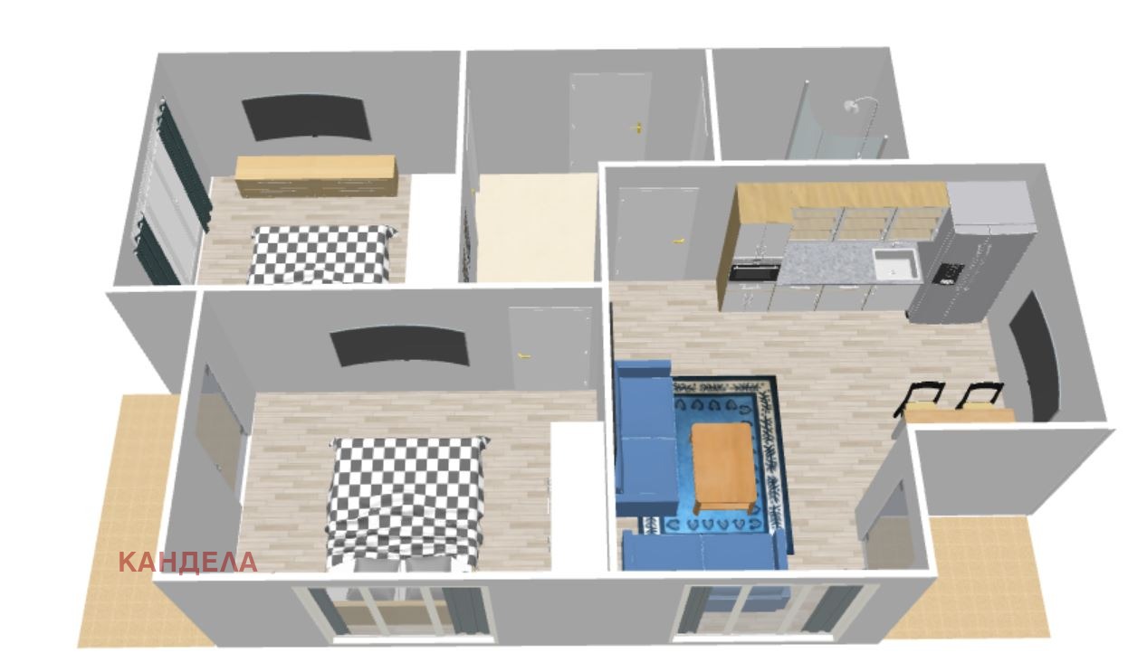 Продава 3-СТАЕН, гр. Пловдив, Беломорски, снимка 2 - Апартаменти - 54688167