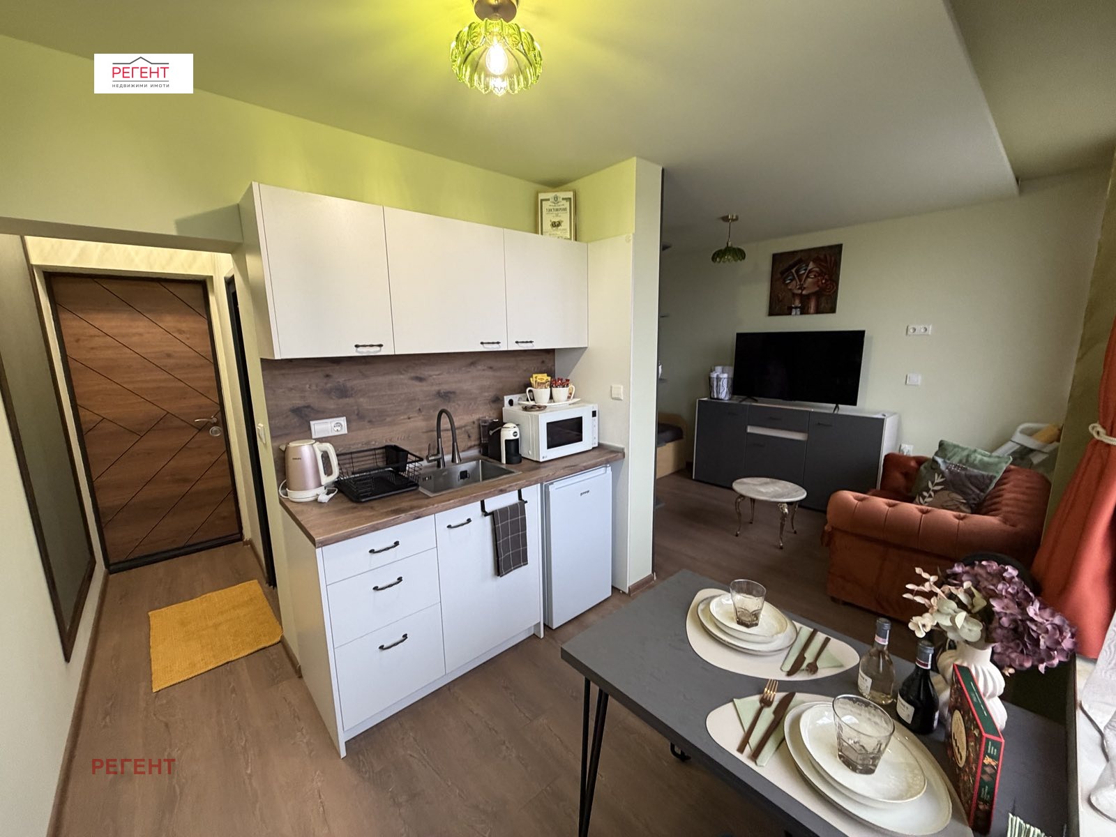 Продава 1-СТАЕН, гр. Габрово, Център, снимка 2 - Апартаменти - 52623502