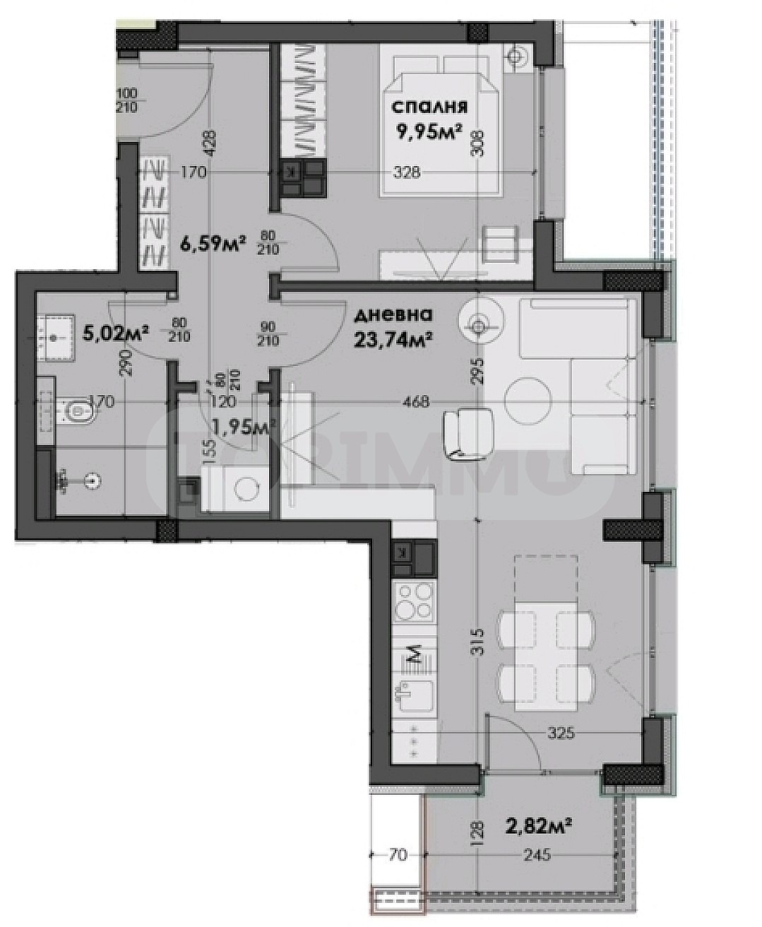 Продава 2-СТАЕН, гр. Варна, Левски 2, снимка 4 - Апартаменти - 53732553