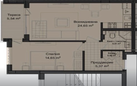 Продава 2-СТАЕН, гр. Пловдив, Гагарин, снимка 6 - Апартаменти - 53789534