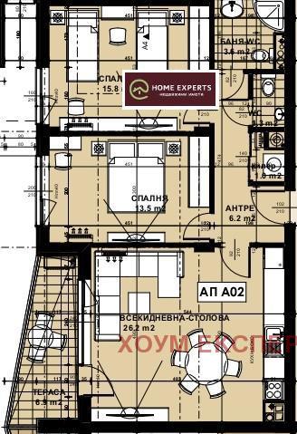 Продава  3-стаен град София , Кръстова вада , 105 кв.м | 42820272 - изображение [2]