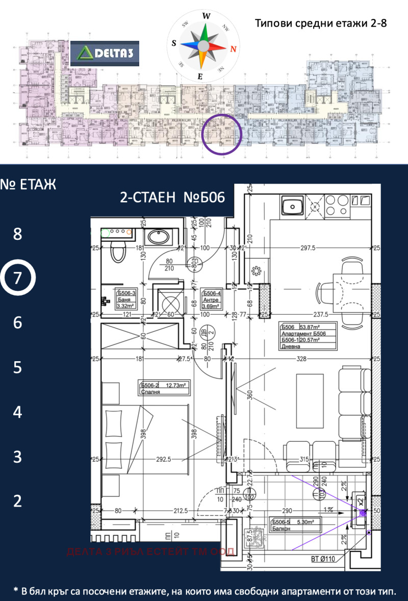 Продава 2-СТАЕН, гр. София, Дружба 1, снимка 1 - Aпартаменти - 49551559