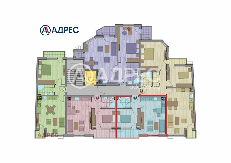 Satılık  1 yatak odası Varna , Centar , 58 metrekare | 81649665 - görüntü [3]