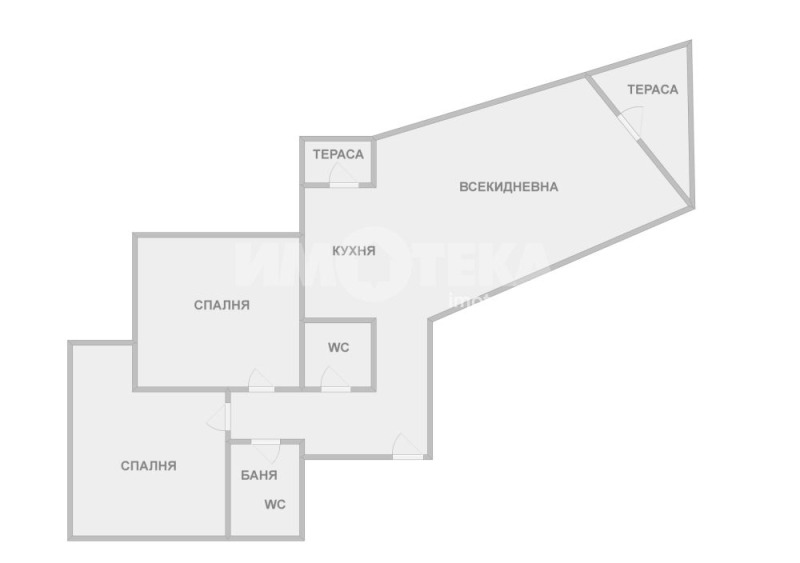 Продава 3-СТАЕН, гр. Варна, Чайка, снимка 3 - Aпартаменти - 48959635