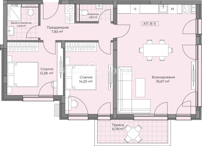 Продава 3-СТАЕН, гр. Пловдив, Остромила, снимка 2 - Aпартаменти - 48989792