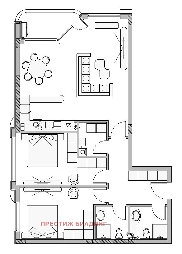 Продава  3-стаен град София , Малинова долина , 132 кв.м | 90383699 - изображение [3]