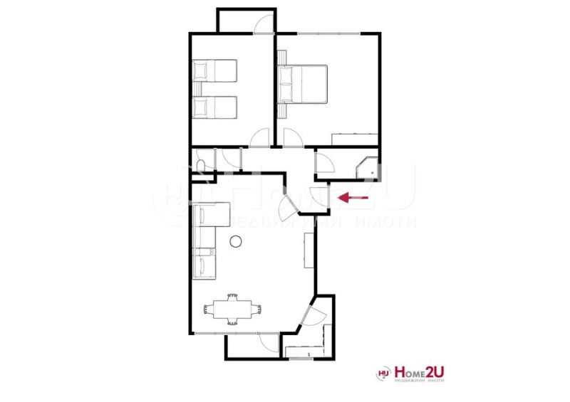 Til salg  2 soveværelser Plovdiv , Karshiyaka , 91 kvm | 86164067 - billede [3]