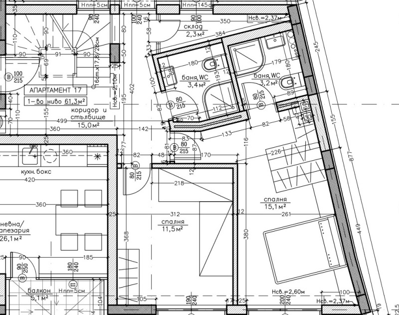 Продава  Мезонет град София , Овча купел 1 , 132 кв.м | 76146896 - изображение [4]