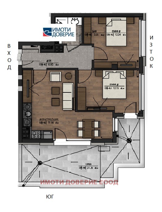 Te koop  2 slaapkamers Sofia , Mladost 1A , 106 m² | 30421478