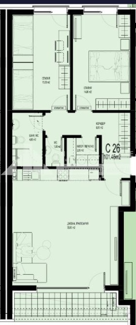Продава 3-СТАЕН, гр. Пловдив, Христо Смирненски, снимка 2 - Апартаменти - 53643775