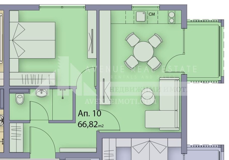 Till salu  1 sovrum region Burgas , Sozopol , 67 kvm | 89820034 - bild [2]