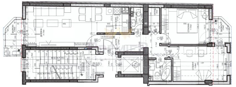 Продаја  2 спаваће собе Софија , Центар , 121 м2 | 94019189