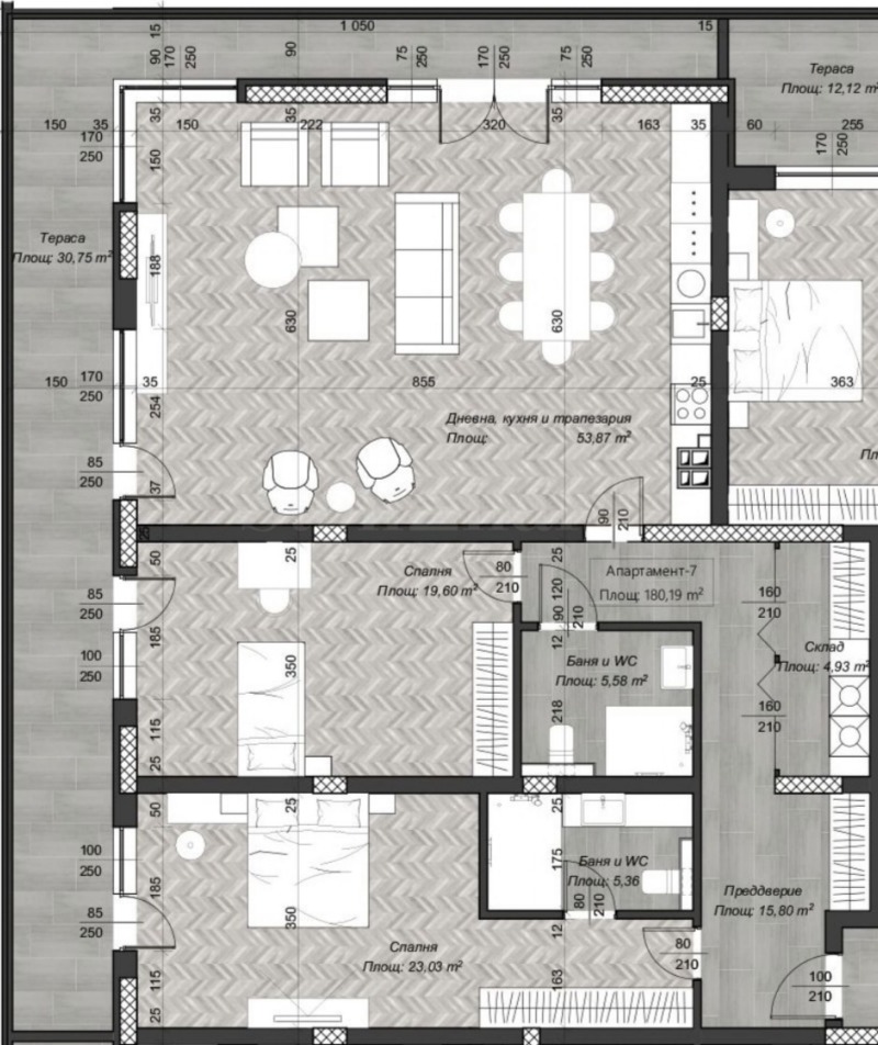 Продава 3-СТАЕН, гр. София, Център, снимка 3 - Апартаменти - 52399263