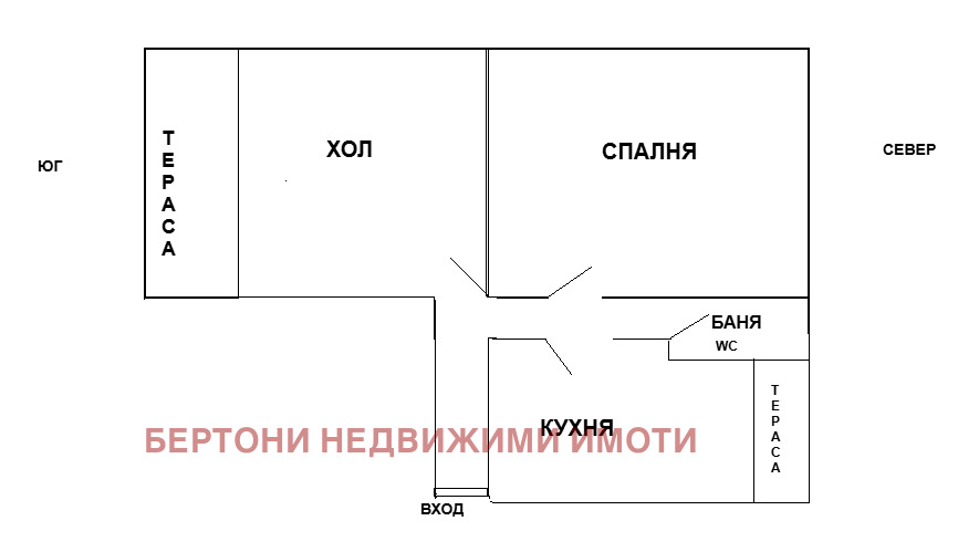 Продава 3-СТАЕН, гр. София, Иван Вазов, снимка 3 - Апартаменти - 54847285