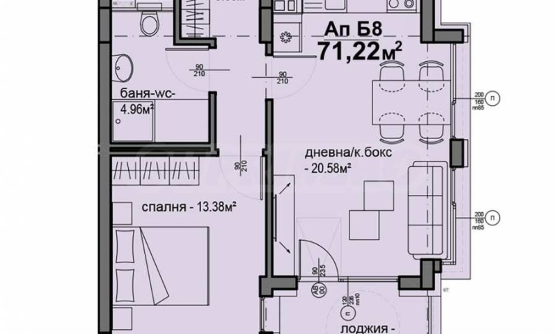 Продава 2-СТАЕН, гр. София, Люлин 5, снимка 2 - Aпартаменти - 49452860