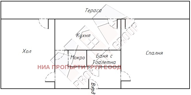 Myytävänä  1 makuuhuone Burgas , Slavejkov , 62 neliömetriä | 78167621 - kuva [2]