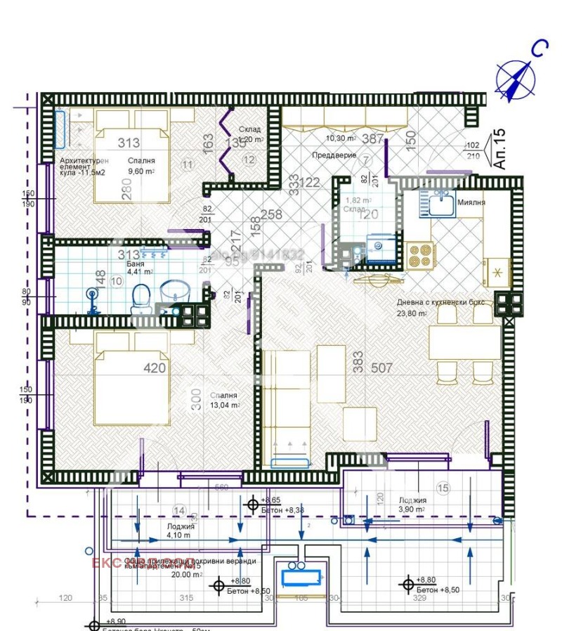 Продава 3-СТАЕН, гр. Пловдив, Христо Смирненски, снимка 1 - Aпартаменти - 48373206