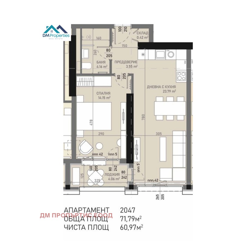 Продава  2-стаен град София , Банишора , 72 кв.м | 16996528