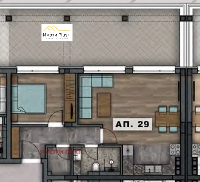 In vendita  1 camera da letto Sofia , Malinova dolina , 85 mq | 52350323 - Immagine [2]