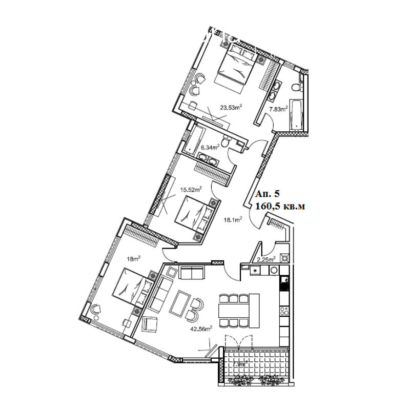 Продава 4-СТАЕН, гр. София, Витоша, снимка 16 - Aпартаменти - 47226601