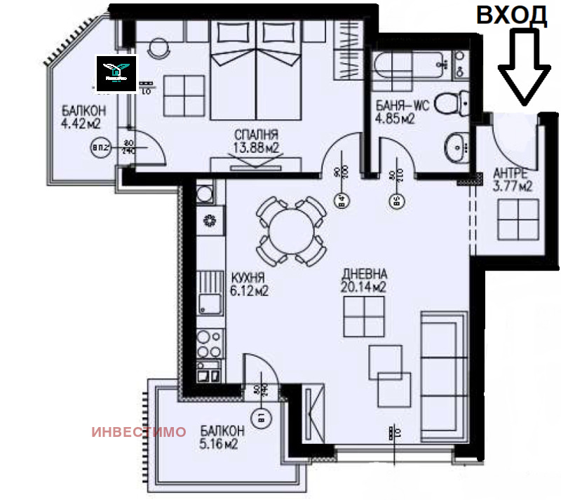 Продава  2-стаен град София , Драгалевци , 80 кв.м | 68716505 - изображение [3]