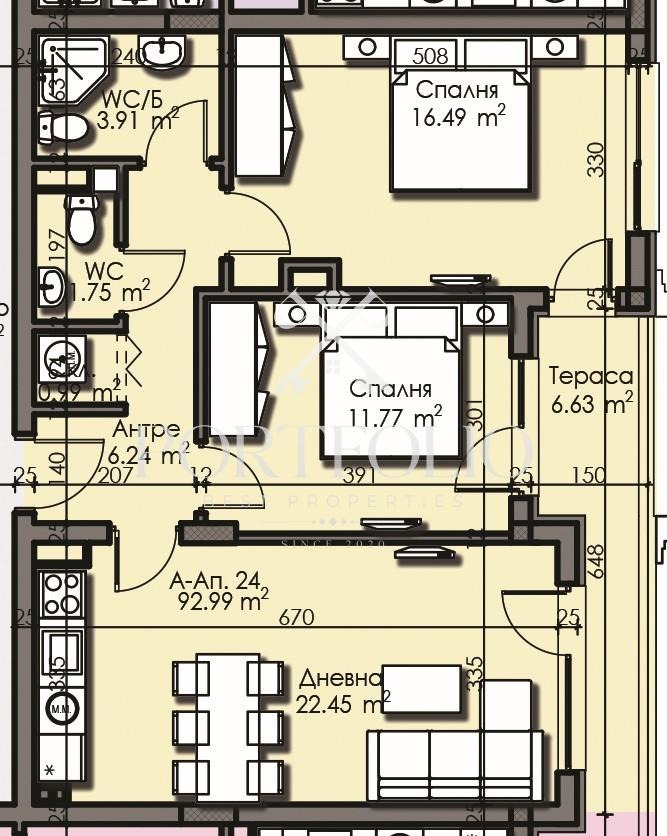 Satılık  2 yatak odası bölge Burgaz , Izgrev , 93 metrekare | 67740817 - görüntü [3]