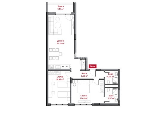 Продава 3-СТАЕН, гр. София, Лозенец, снимка 16 - Апартаменти - 55005005